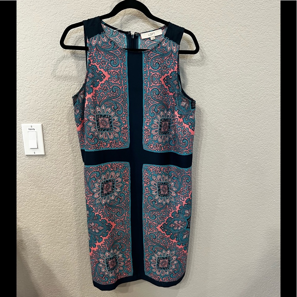 Cute shift dress from Loft, size Large